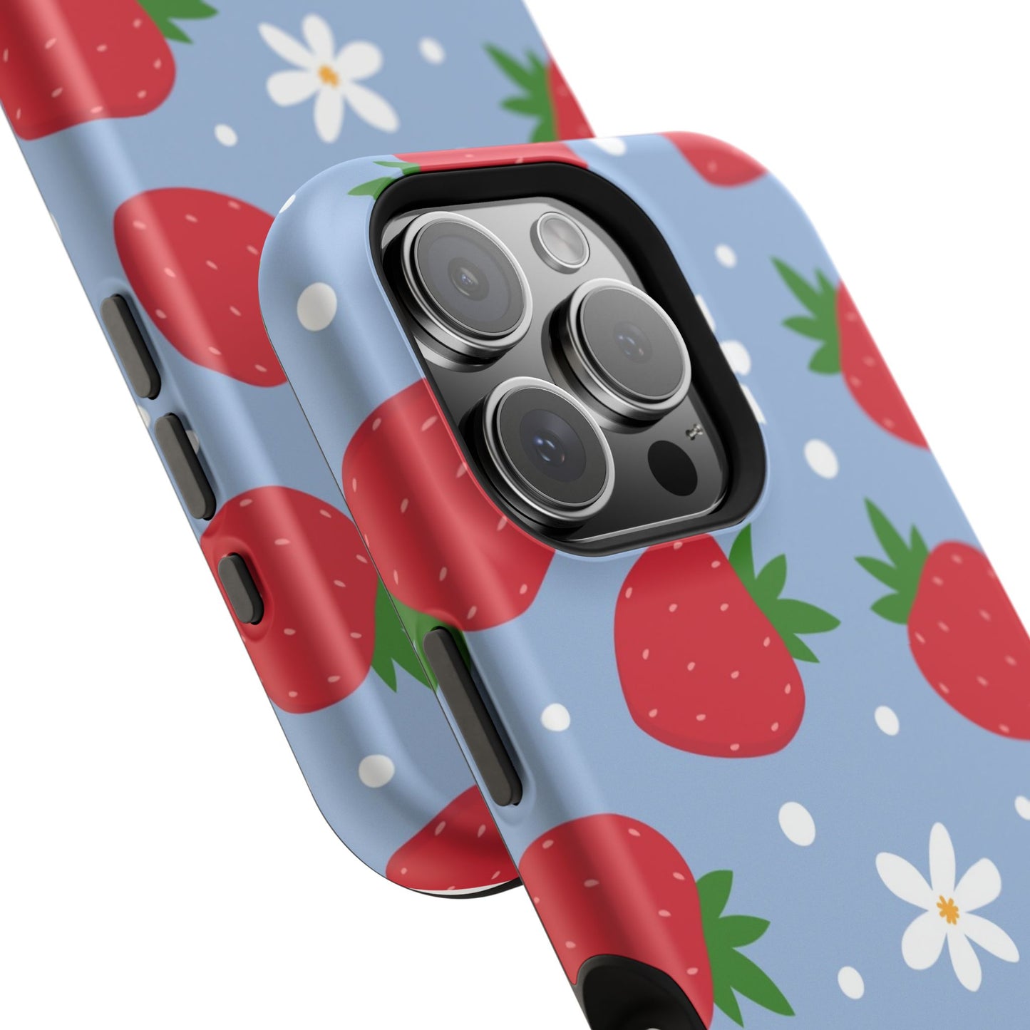 Strawberry Pattern Magnetic Phone Case