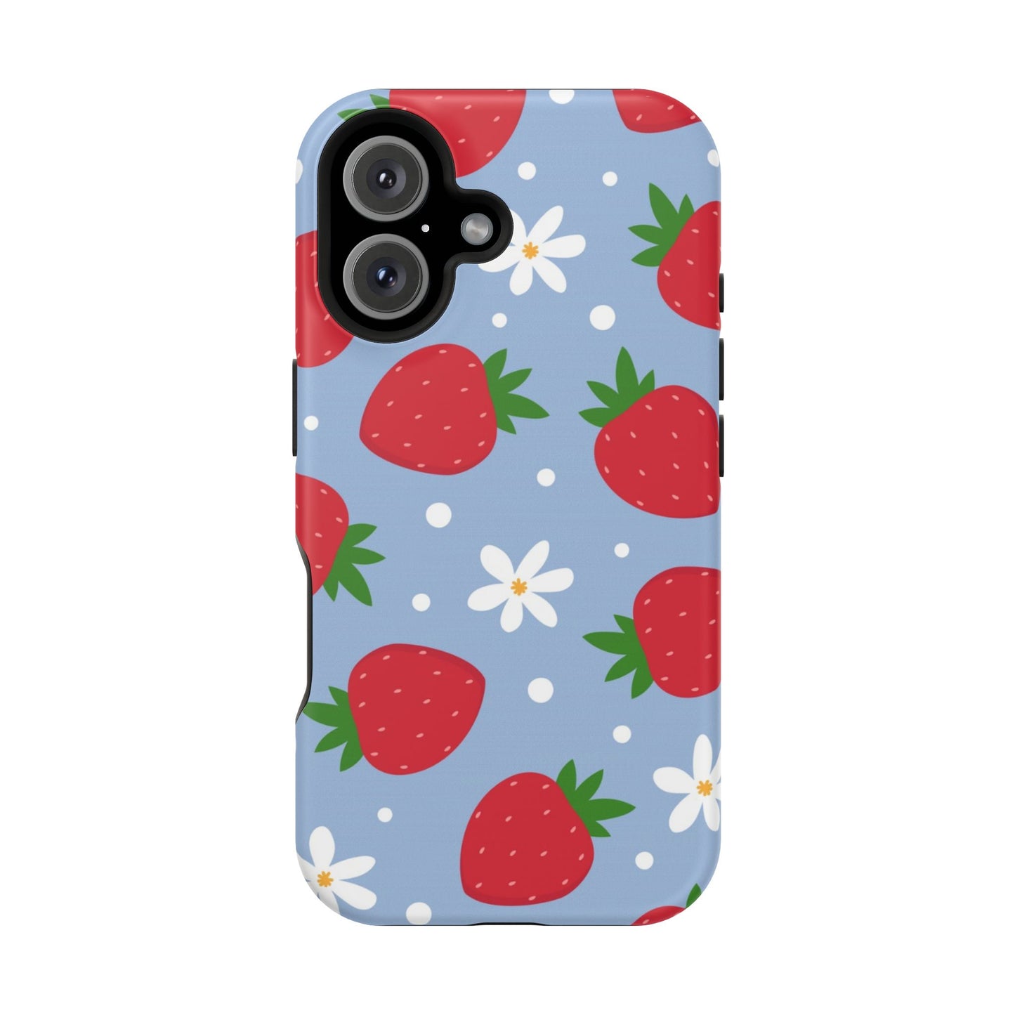 Strawberry Pattern Magnetic Phone Case
