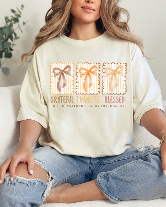Grateful Thankful Blessed