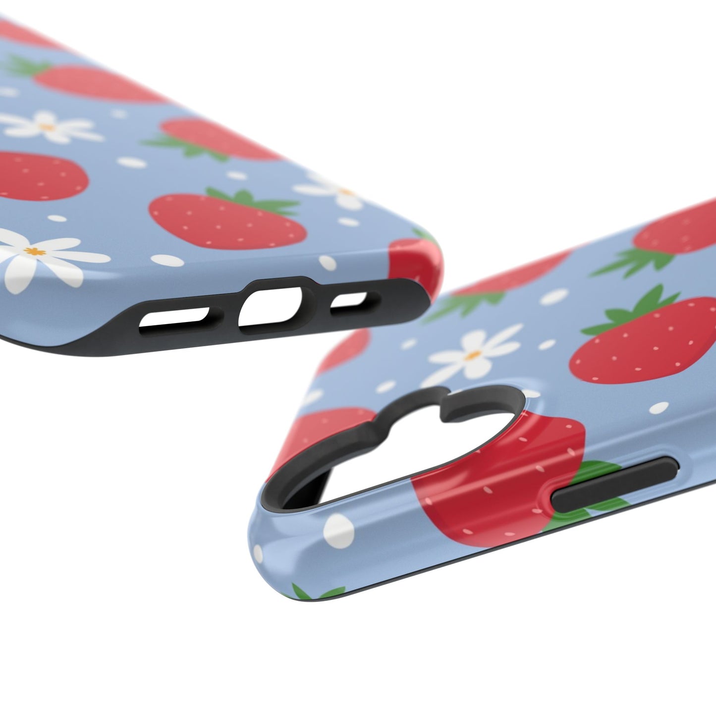 Strawberry Pattern Magnetic Phone Case
