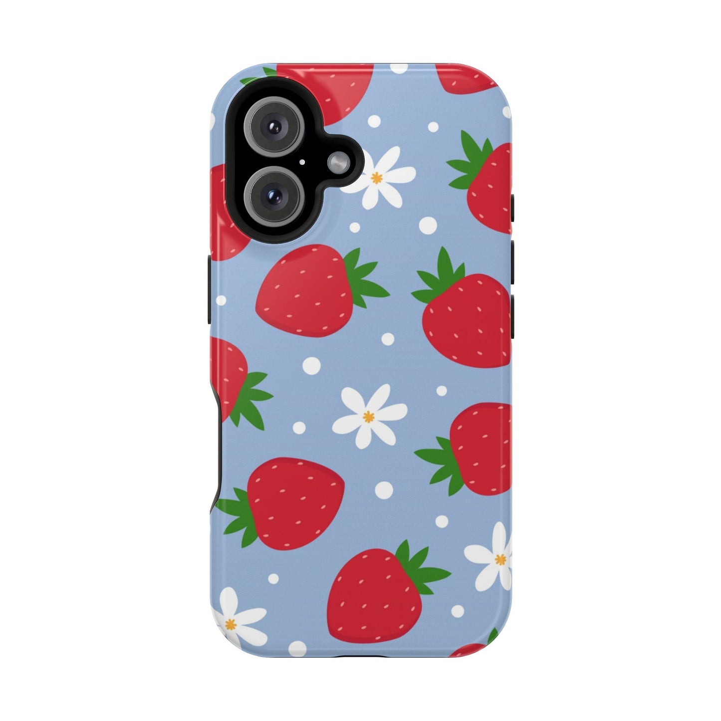 Strawberry Pattern Magnetic Phone Case