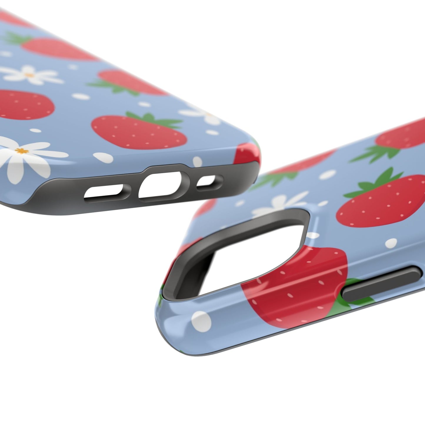 Strawberry Pattern Magnetic Phone Case