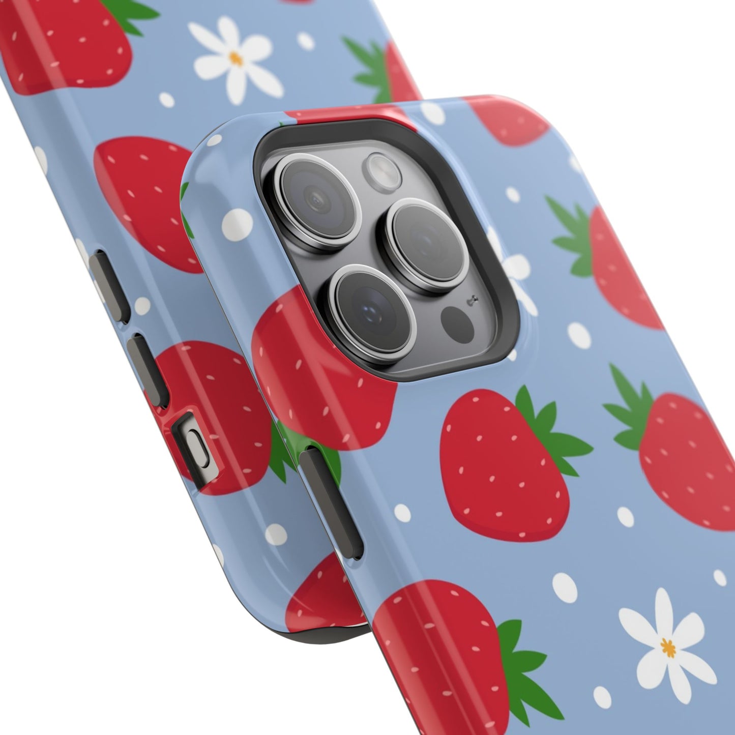 Strawberry Pattern Magnetic Phone Case