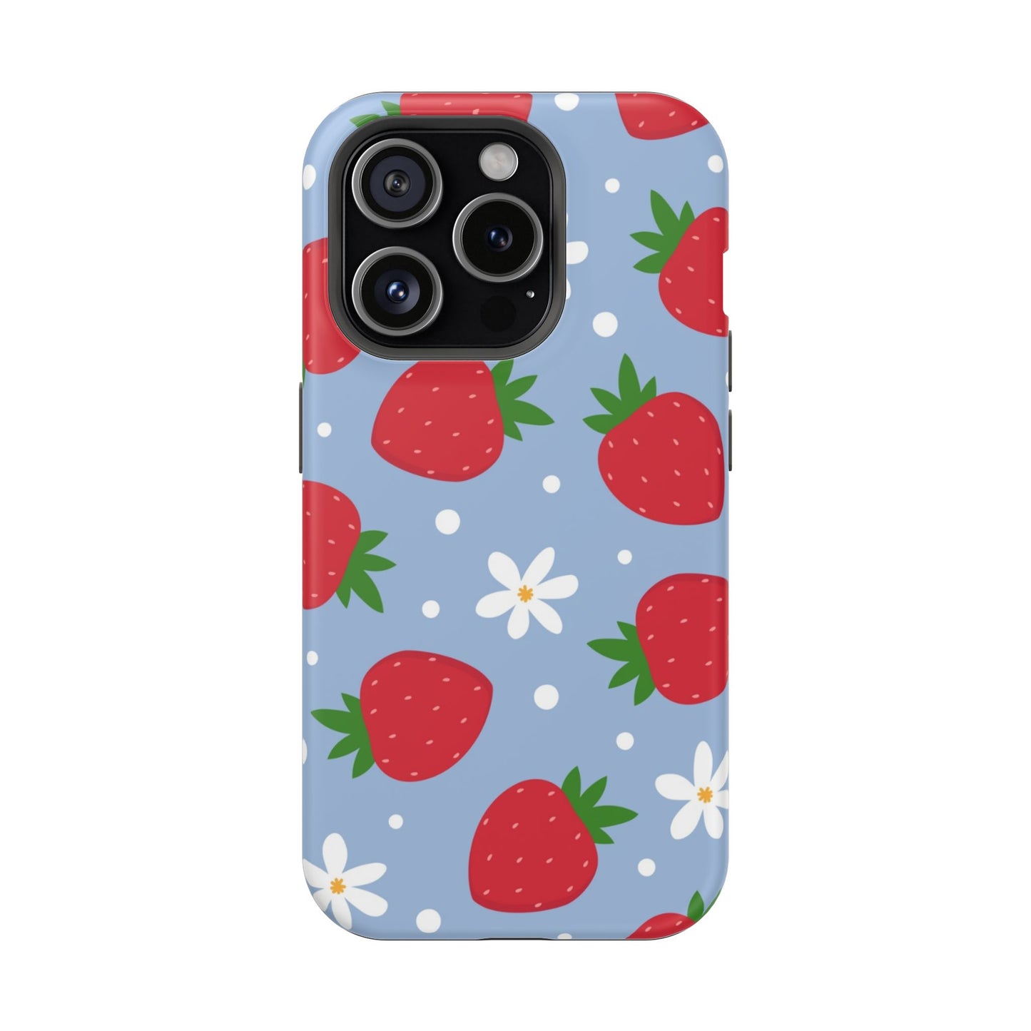 Strawberry Pattern Magnetic Phone Case
