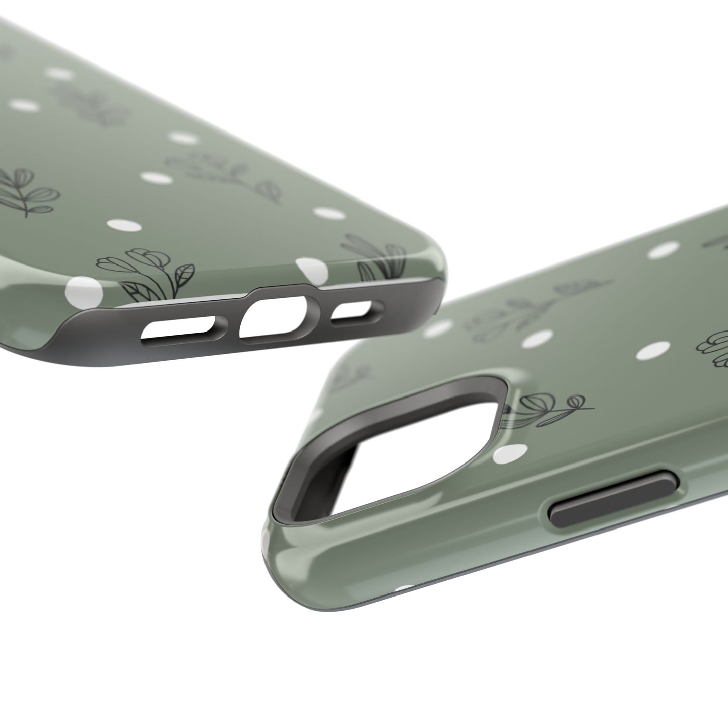 Floral Magnetic Tough Cases for iPhone