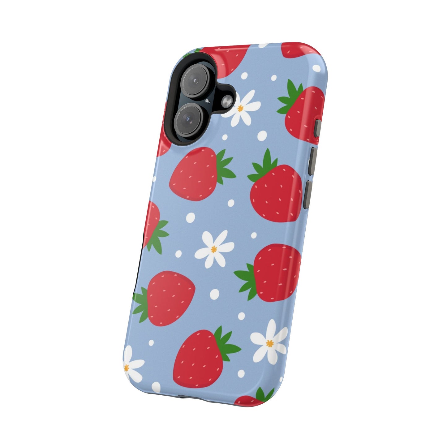 Strawberry Pattern Magnetic Phone Case