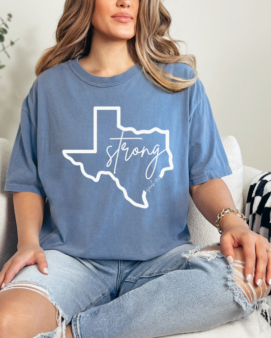 Texas Strong Tee - Supporting Texas Flood Relief